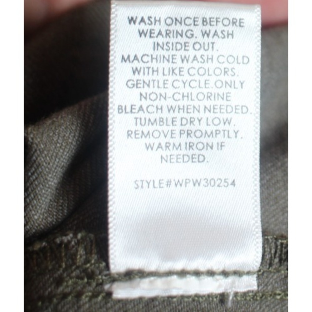 Market & Spruce Women's XXL Olive Green Stretch Denim Jean Jacket - Picture 5 of 7